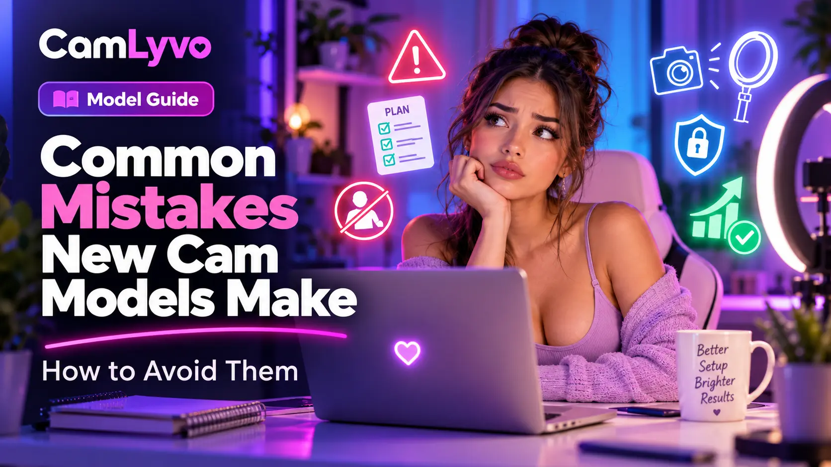Common mistakes new cam models make and how to avoid them