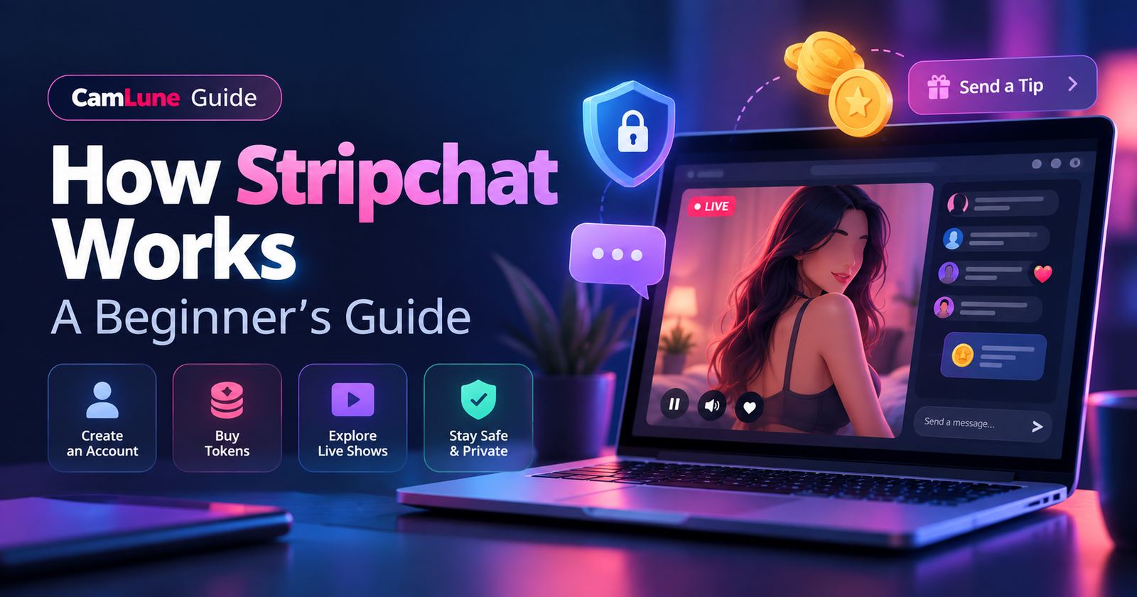 How Stripchat works beginner guide
